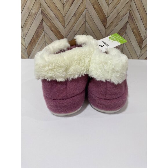 COFACE Womens Warm House Slippers Fuzzy Moccasin Pink slippers NWT Size 8 - Picture 8 of 10